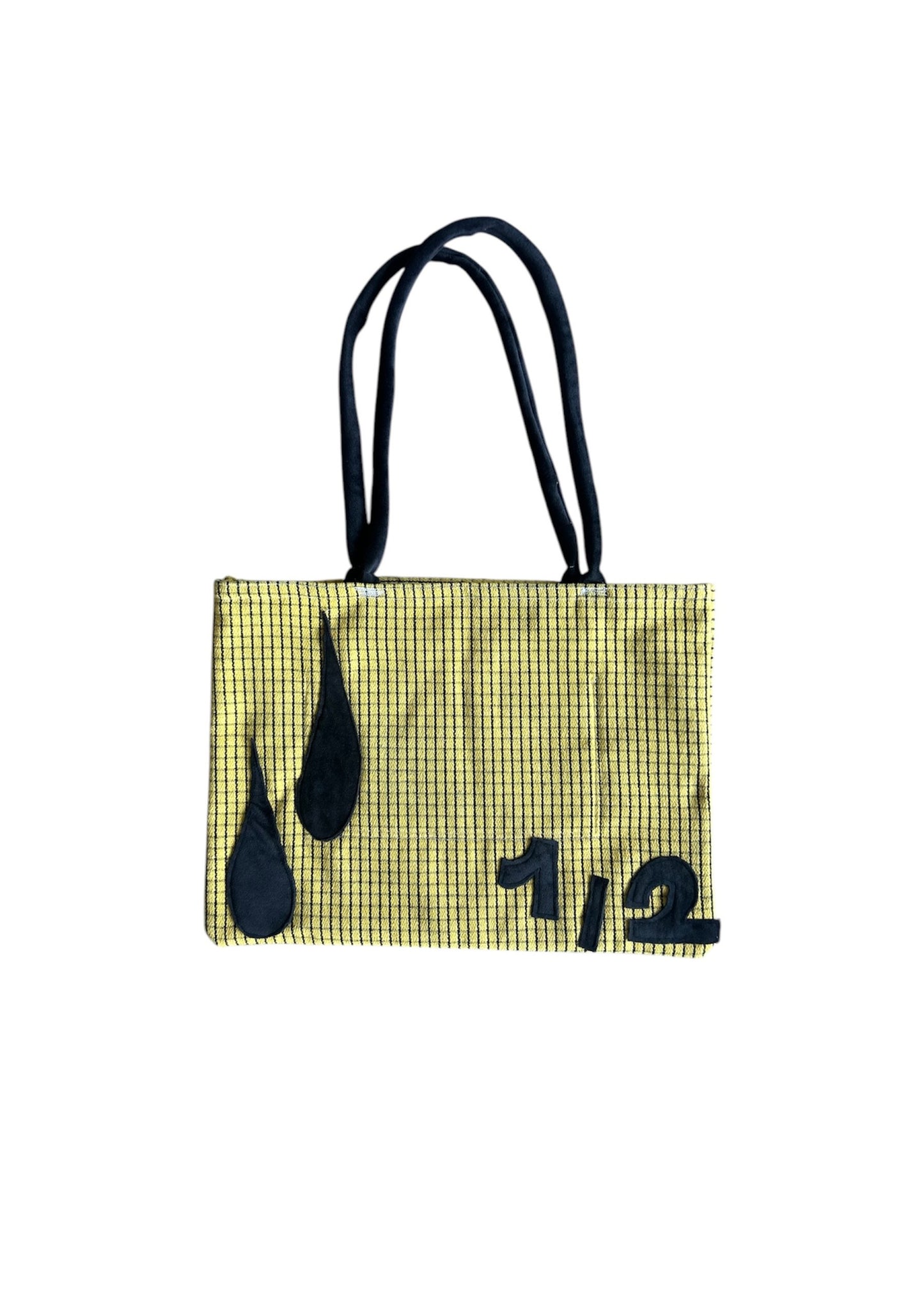 etne yellow checkers bag 1/2