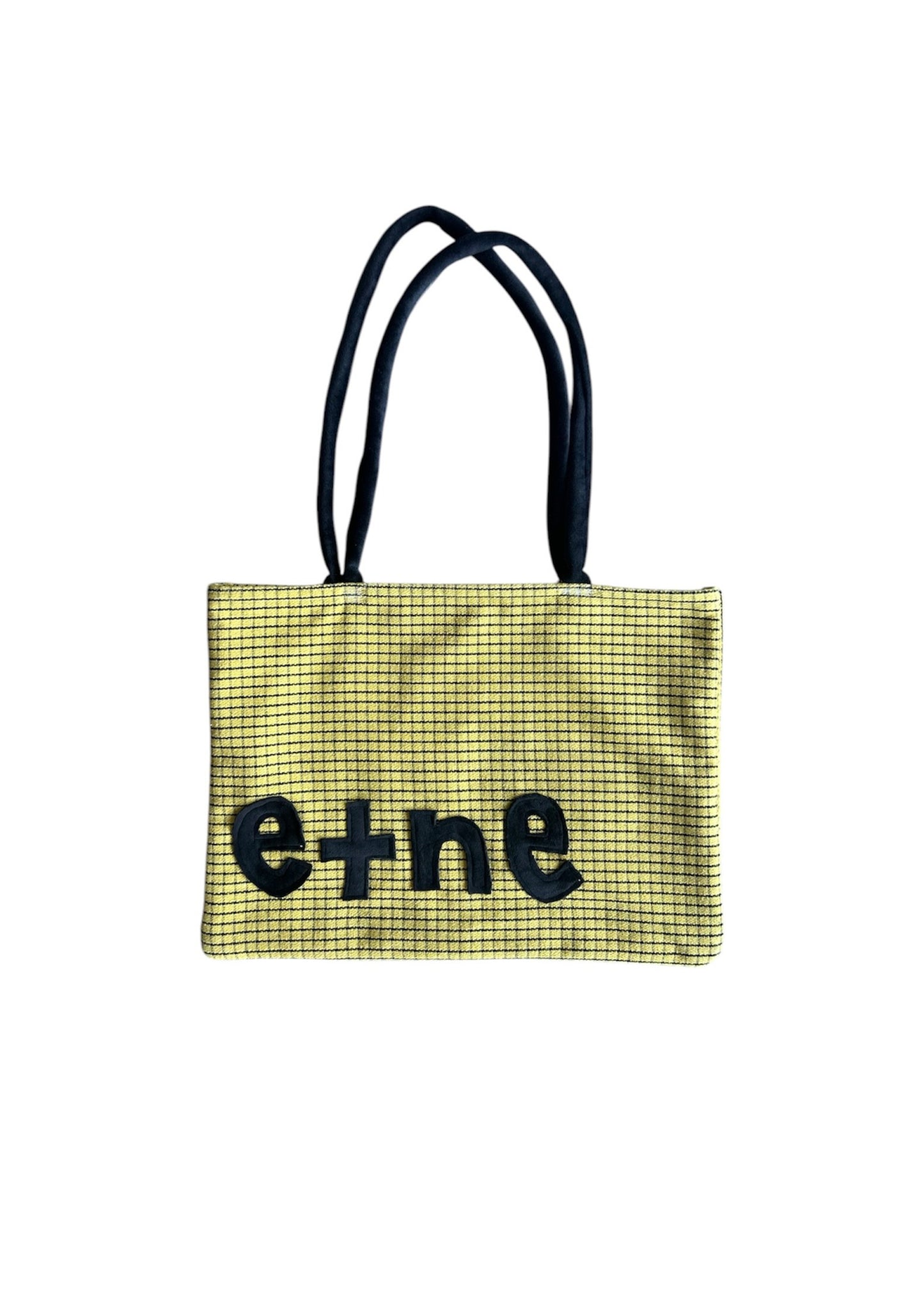 etne yellow checkers bag 1/2