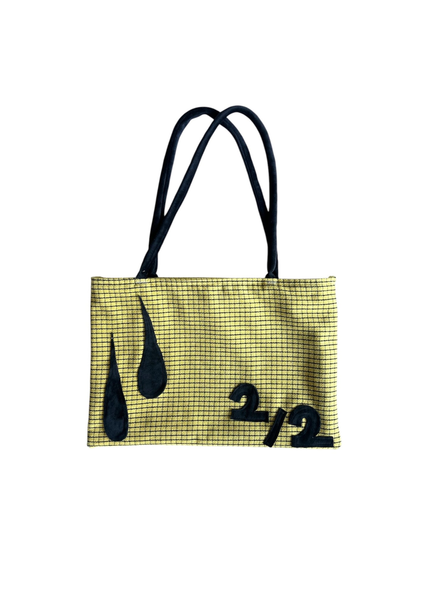 etne yellow checkers bag 2/2